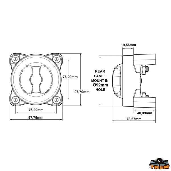 T-Power Dual Circuit Akü Şalteri 32V/350A