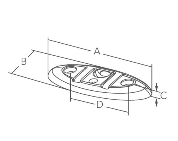 Paslanmaz Çelik Koç Boynuzu 202x73mm