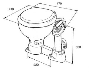 Raske RM69 marine tuvalet
