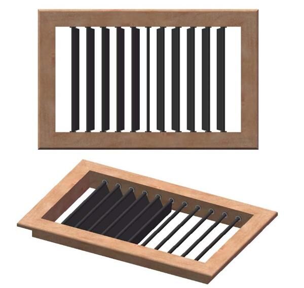 Hava çıkış ızgarası. Tik  iki yönlü 102X102mm