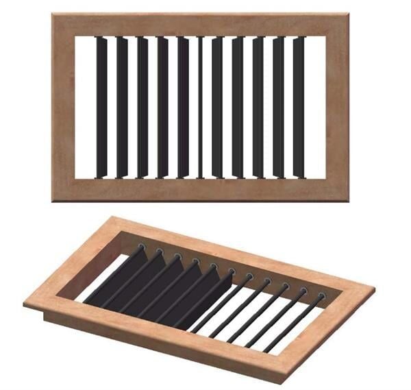 Hava çıkış ızgarası. Tik iki yönlü 254X127mm