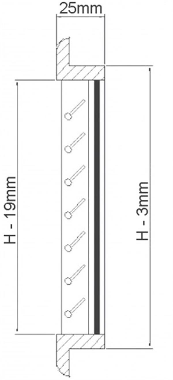 Hava emiş ızgarası. Kiraz TEMİZLENEBİLİR KİRAZ 356X178MM