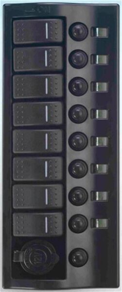 Sigorta paneli 8'li Switch Ve Çakmaklı Sigorta Paneli