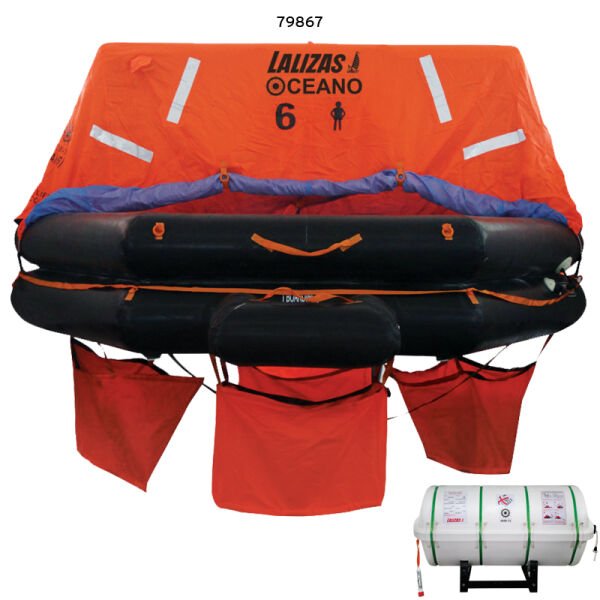 LALIZAS Cansalı SOLAS OCEANO,MER,Throw-overboard Type,12 prs,kanister (A)