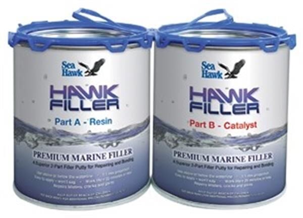 Sea Hawk Filler Epoksi Macun Half Gallon Kit (1.9 Lt)