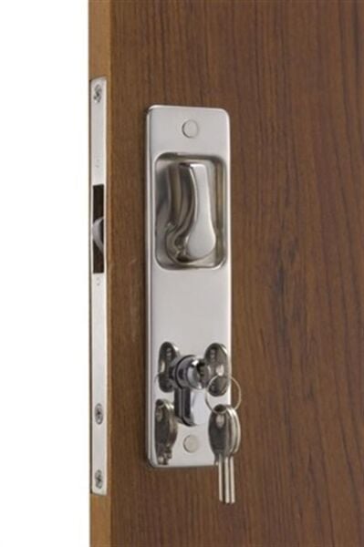 Kısa kollu kapı kilidi. Elit sürgülü karşılıklı