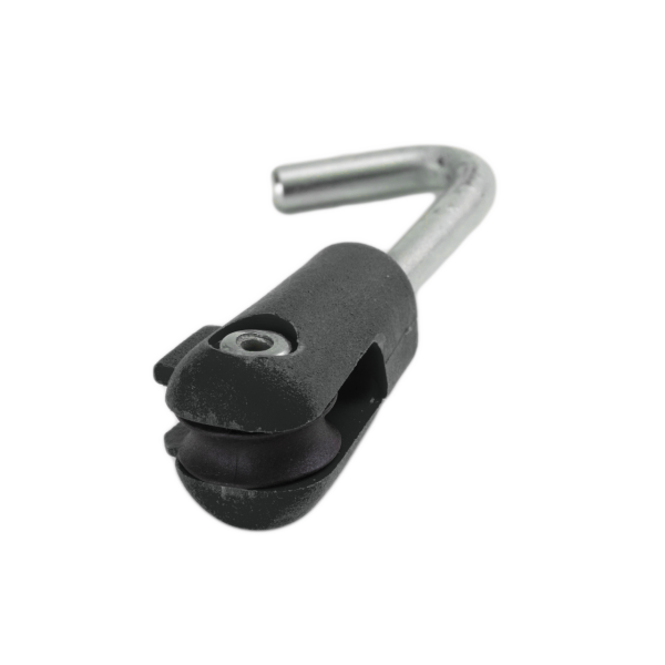 Kancalı Makara Göbek Plastik Siyah 656