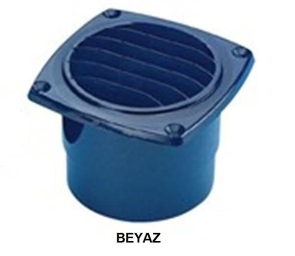 Plastik havalandırma beyaz 76mm