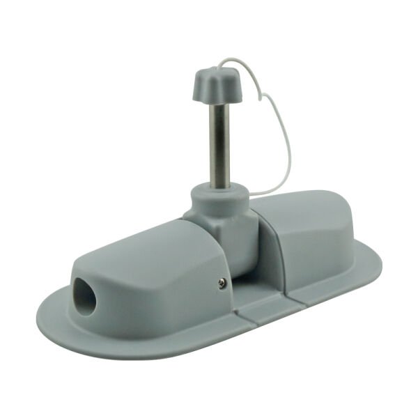 Rowlock Socket with metal pin, Grey