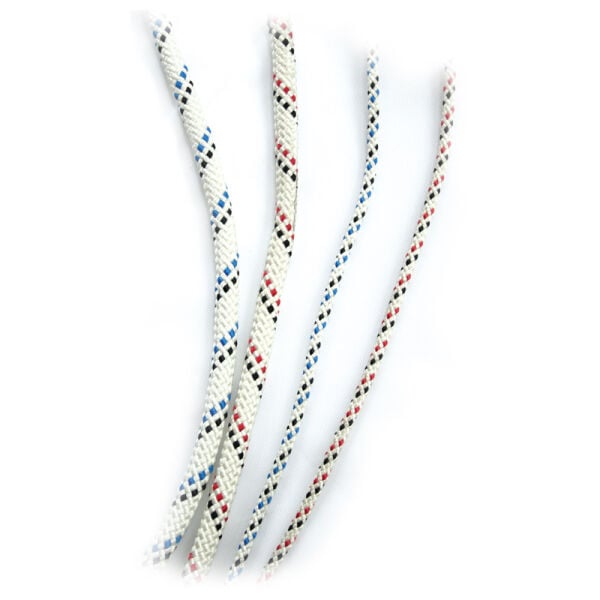 CABO SEYİR HALATLARI, ''Halyard'', Çap. 6mm, Beyaz üstü Kırmızı Örgü
