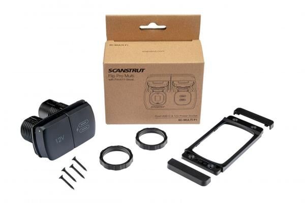 Flip Pro SC-Multi -F1 Çiftli Type-C/12V Soket