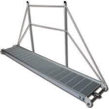 Pasarella Alüminyum Basamaklı-Sabit 13,50 kg En:40 cm Boy:250 cm