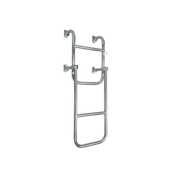 Merdiven Katlanabilir-Paslanmaz Basamak 2+2 Boy :85 cm