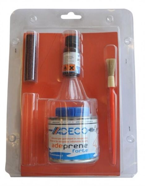 Adeco Hypalon bot tamir kiti, beyaz