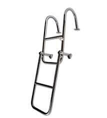 Merdiven Katlanabilir Paslanmaz-Tutamaklı Basamak 2+2 Boy: 103 cm