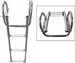 Merdiven Katlanabilir Paslanmaz-Tutamaklı Basamak 4 Boy:120 cm