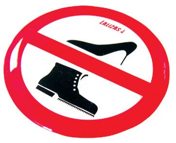 Silikon Etiket 80Mm No Shoes