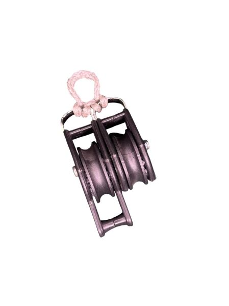 Çift Makaralı Kuyruklu 40mm Bilyalı Makara 576