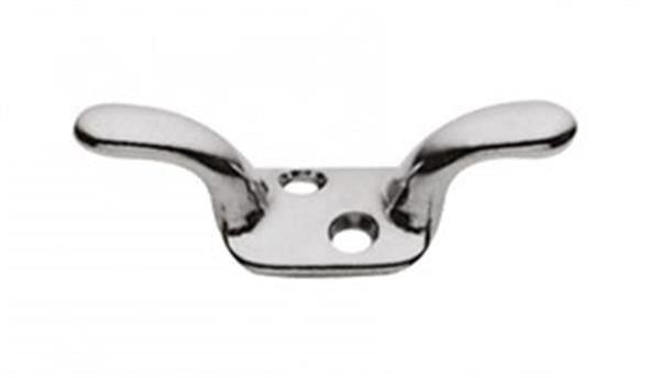 Mini koç boynuzu sarı üzeri kromaj 61x19 mm