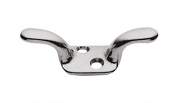 Mini koç boynuzu sarı üzeri kromaj 61x19 mm