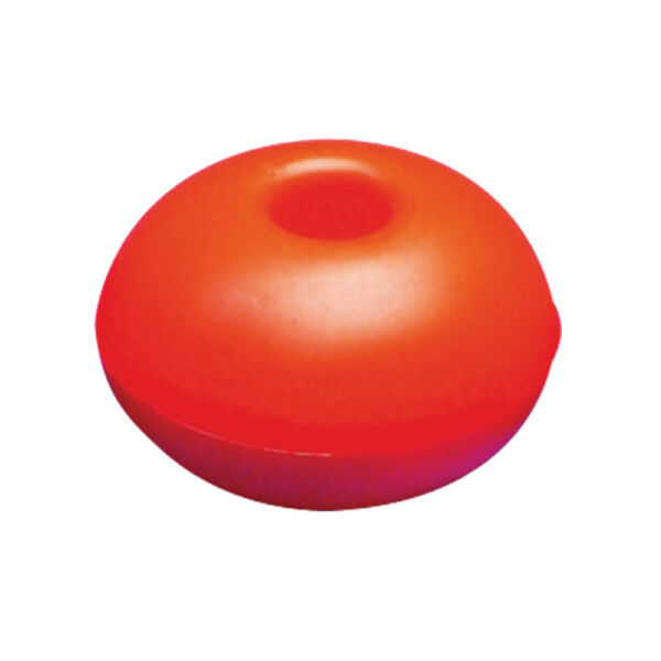 Surface Float w/Hole, Round, Ø50mm, Orange