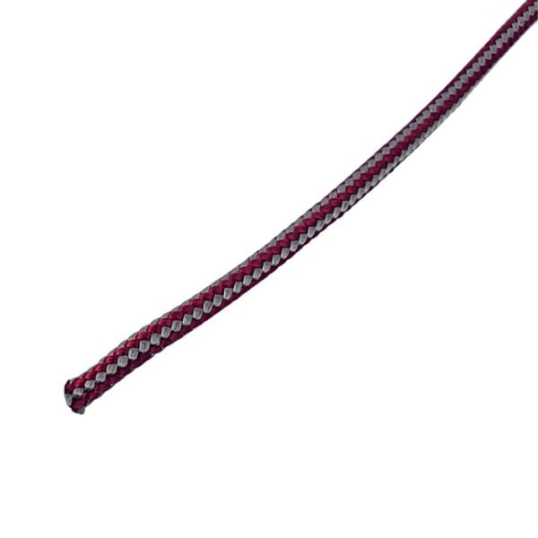 4mm İp Gri Kırmızı 8mt
