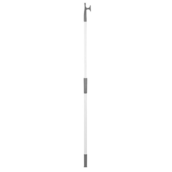 Telesc.Hook 2-Ends, Anod.Alum. Ø25mm L118-196cm,Grey