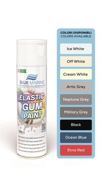 Blue Marine Pu Elastik Şişme Bot Boyası Buz Beyazı