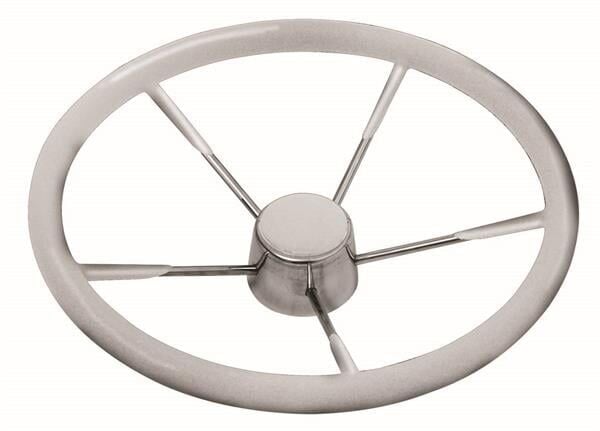 Dümen Simidi Paslanmaz Çelik Beyaz 34 Cm