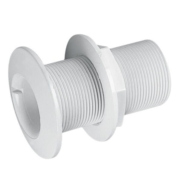 Thru-Hull Fitting 1 1/2'', L.98mm, White