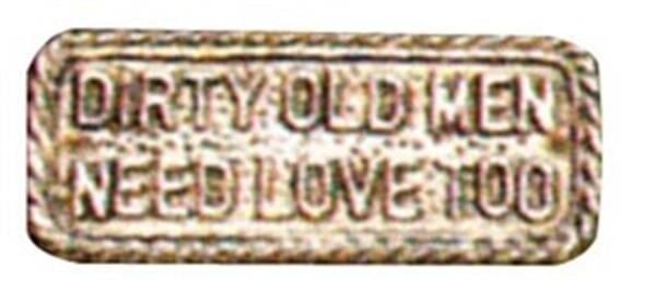 Dekoratif pirinç yazı work ıs for people