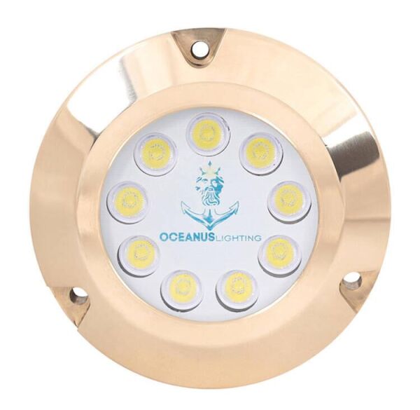 9 Led'li Su Altı Aydınlatma (Bronz Rg7)