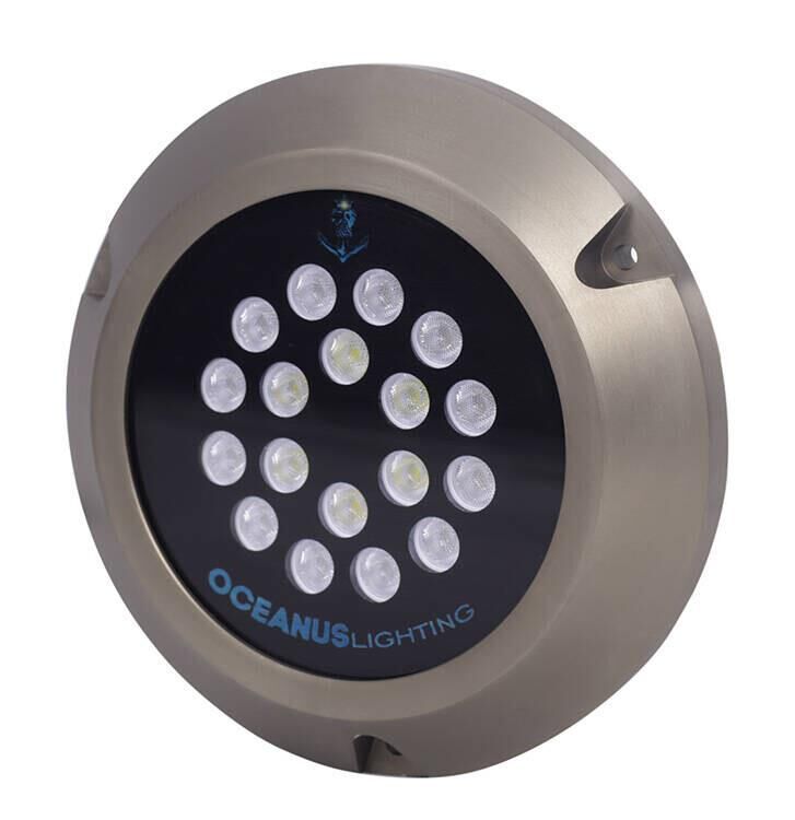18 Led'li Su Altı Aydınlatma Çift Renk (Alüminyum)