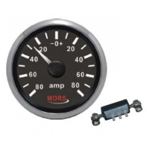 Amparmetre Siyah 12-24 V (Şönt Dahil)