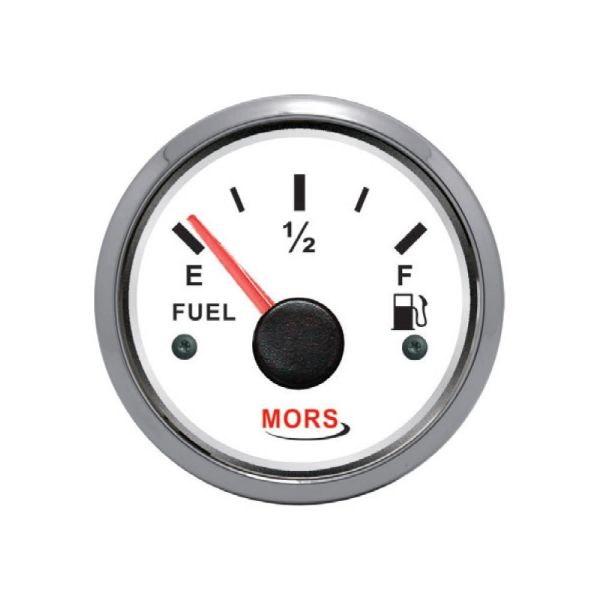 Yakıt Göstergesi 0-190 Ohm 12-24 Volt Beyaz
