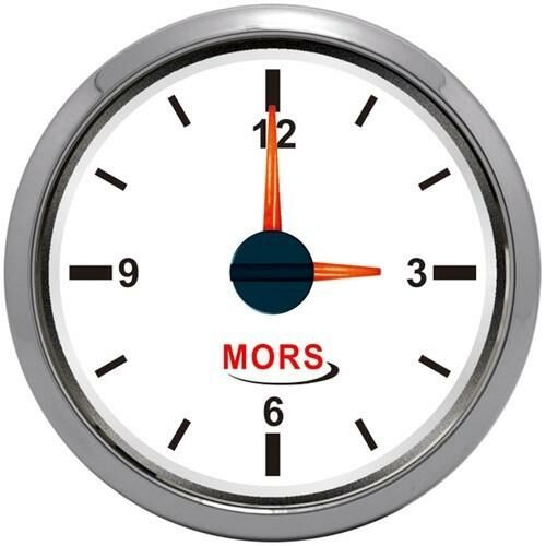 Zaman Saati Beyaz 12-24 V Çap:55mm