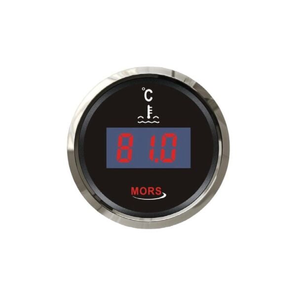 Mors Dijital Hararet Göstergesi 12-24 Volt Siyah