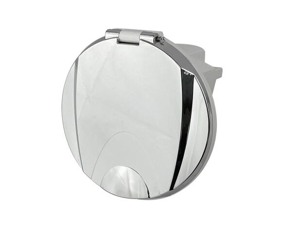 Yuvarlak Kapaklı Duş Yuvası, Krom