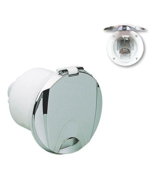 Krom Duş Yuvası, 3 m Hortumlu, Kapaklı, Krom