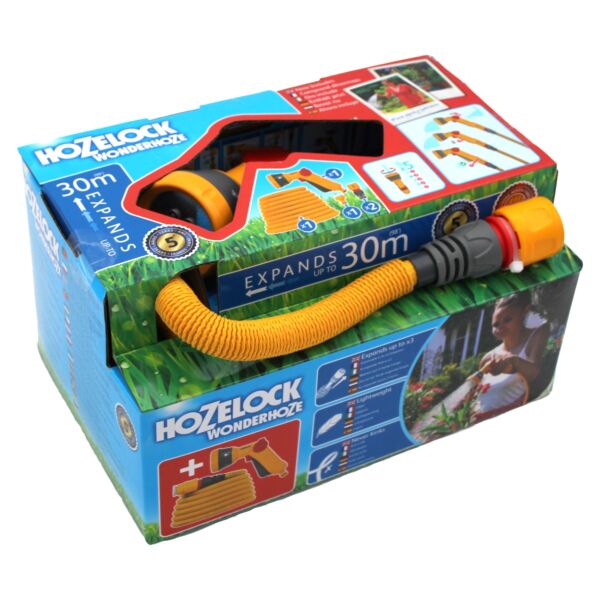 101261H Wonderhoze 30M Uzayabilen Hortum Seti + Multi Sprey Tabanca