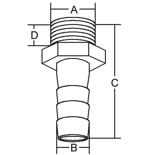 Hortum rakoru 1.1/4'' x 35 mm