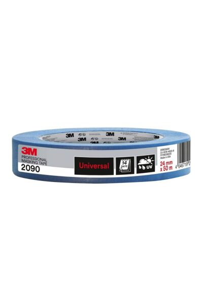 2090 Mavi Kağıt Maskeleme Bandı 24mm