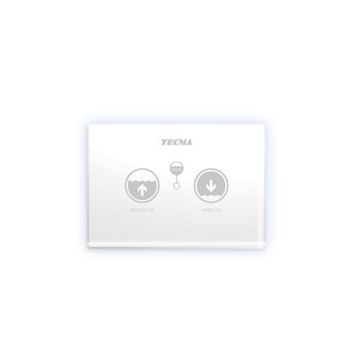 Tecma Touch 2 Buton Marin Tuvalet Kumanda Paneli – Smart Flush Teknolojili Beyaz Cam Panel