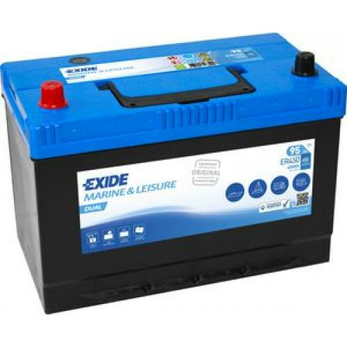 Exide Akü Dual Flooded 12V 95AH