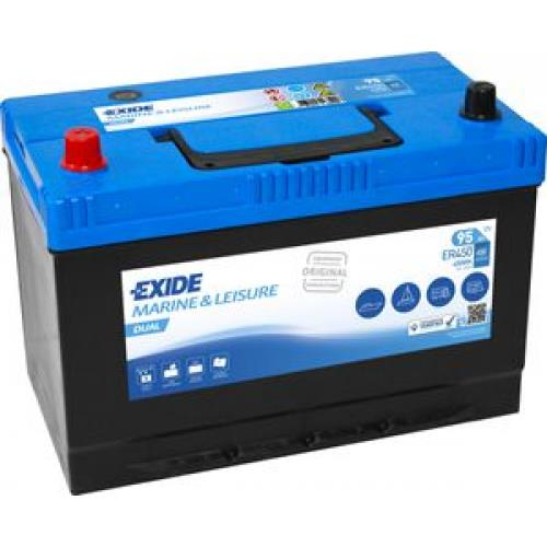 Exide Akü Dual Flooded 12V 95AH