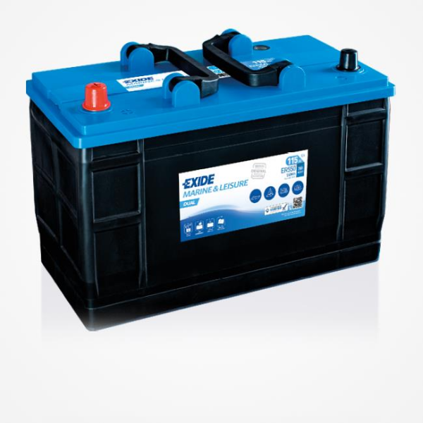 Exide Akü Dual Flooded 12V 115AH