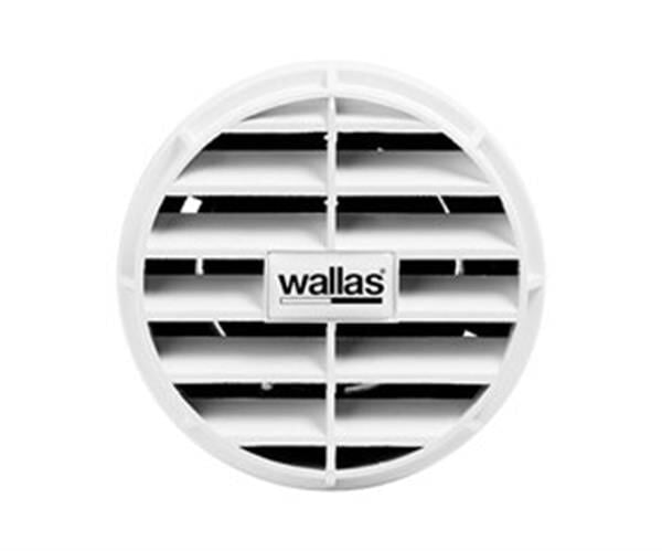 WALLAS 3411 KABİN ÇIKIŞ MENFEZİ Ø75MM, BEYAZ