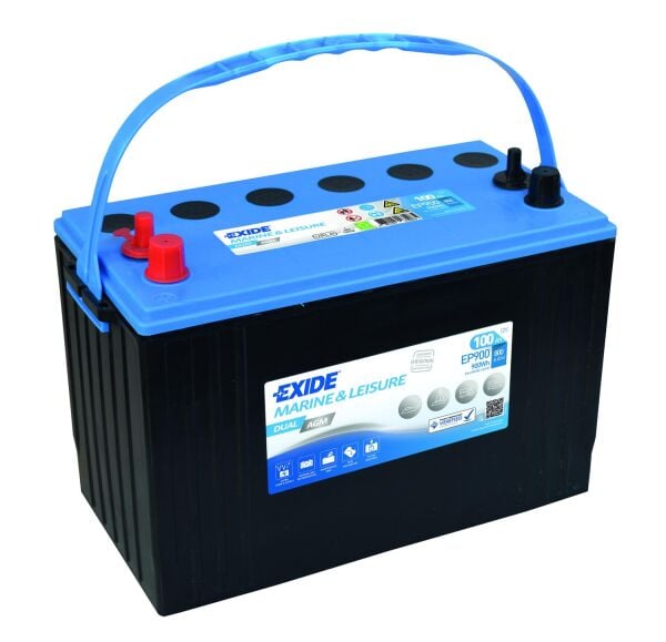 Exide Akü Dual AGM 12V 100AH
