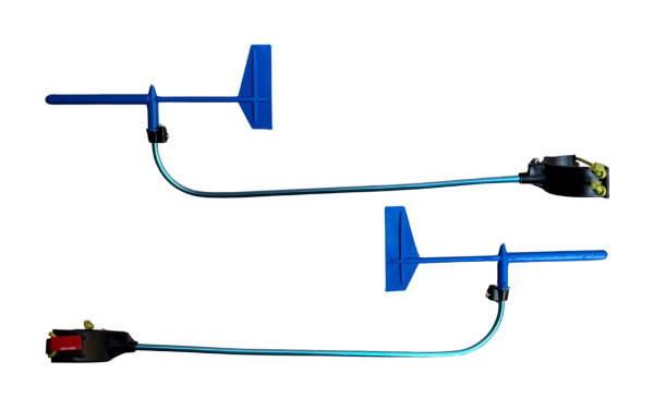 Rüzgar Gülü Vidalı Neon Mavi 5571