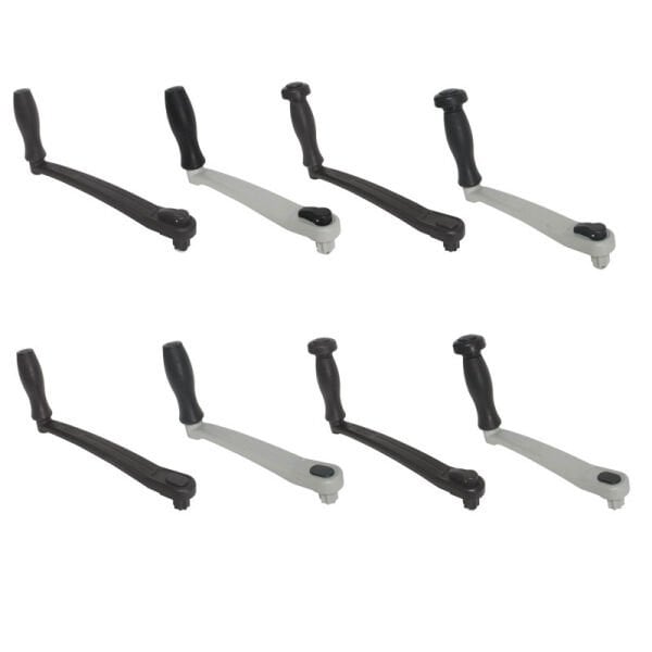 ALÜMİNYUM VİNÇ KOLU- KİLİTLİ, HIZLI TUTAMAKLI - 25